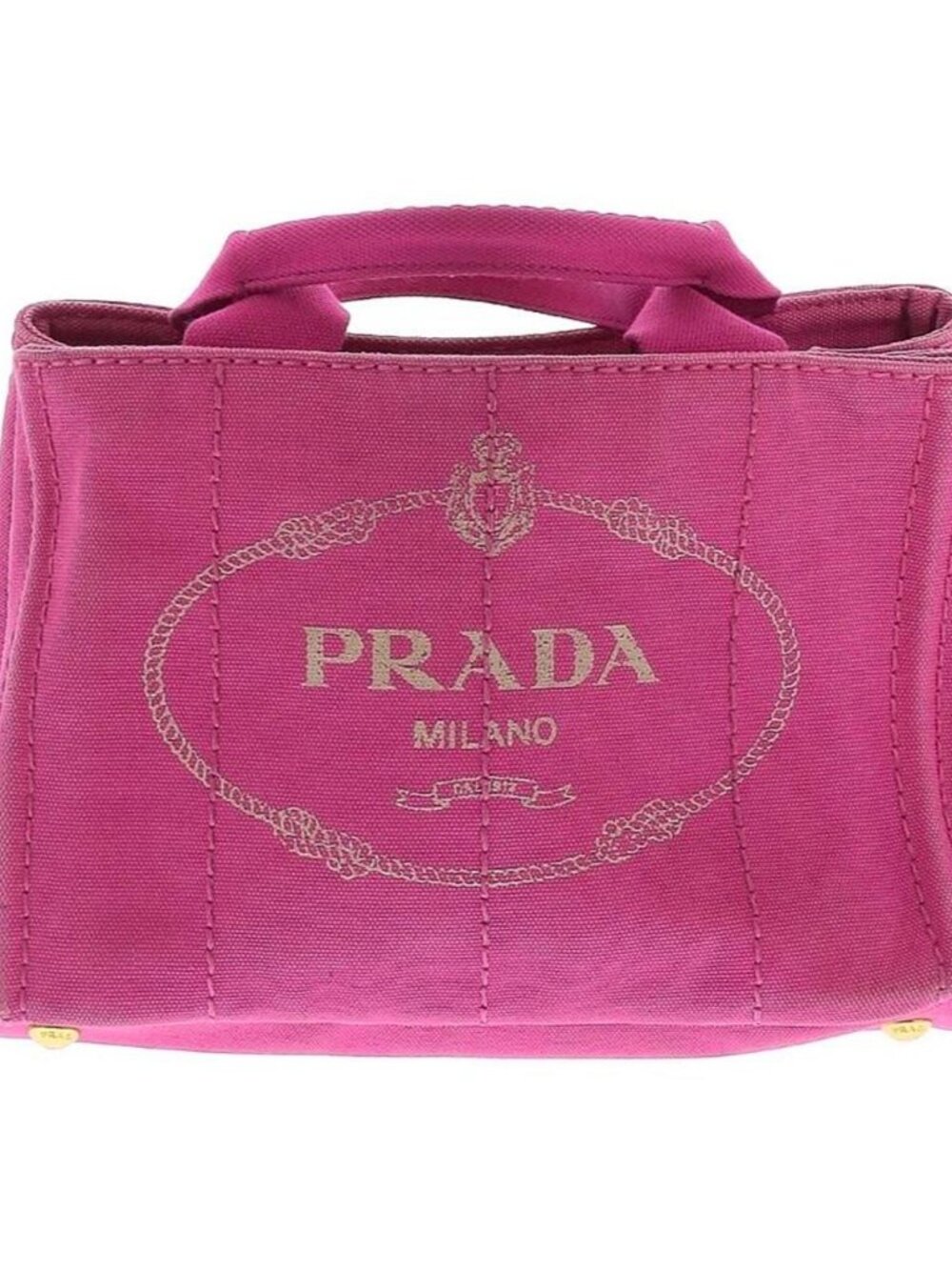 Prada Pink Nylon Mini Tote Bag